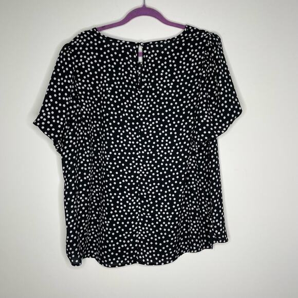Torrid Abbey Georgette Puff Sleev Blouse 2 - Picture 4 of 8